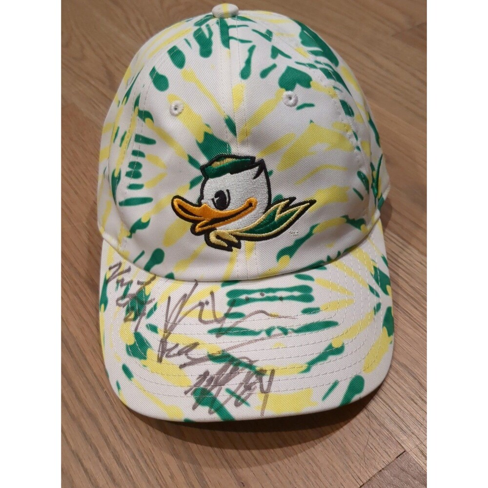 Oregon Ducks Player Autographed NIKE HERITAGE86 Hat
